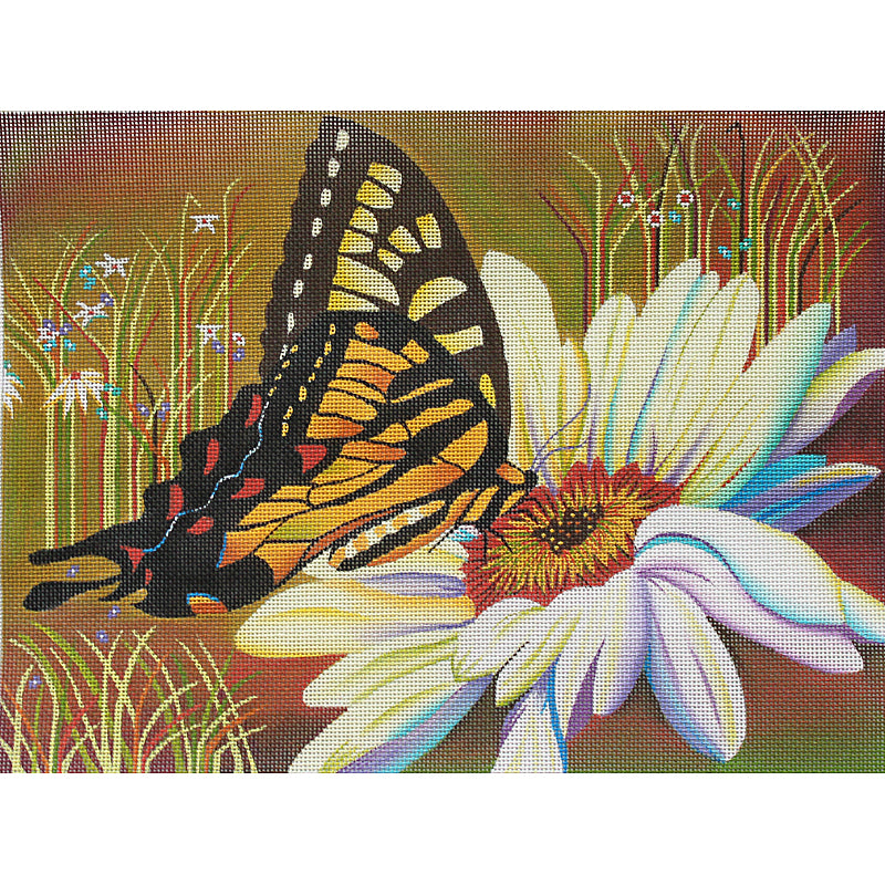 Butterfly and Daisy by Karen Dukes