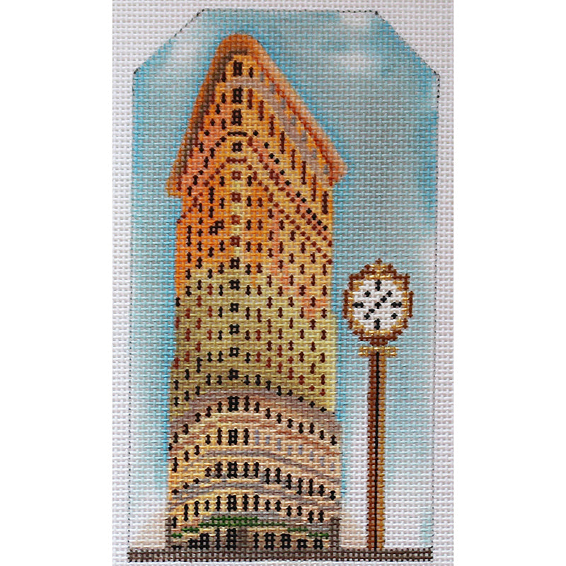 Flatiron Building Needlepoint Ornament