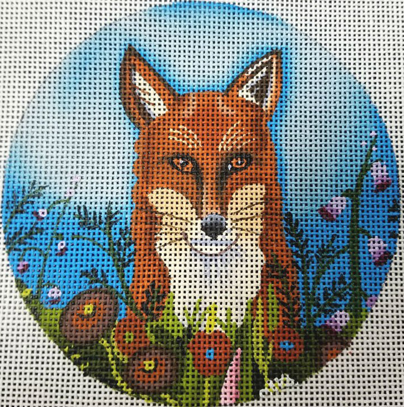 Fox in Flowers by Catherine Nolin