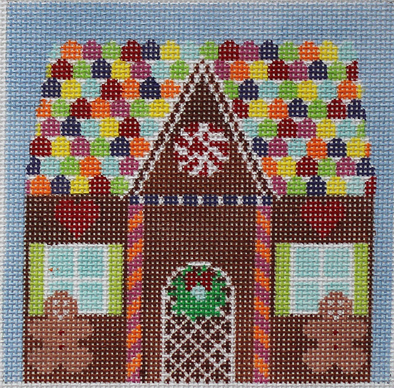Gingerbread House Needlepoint