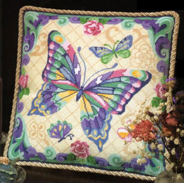 Fantasy Butterfly Needlepoint Kit