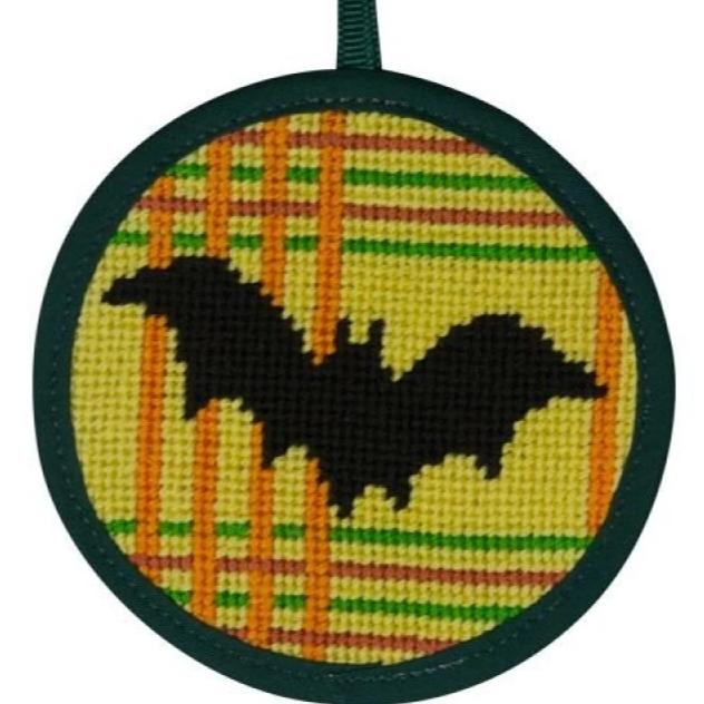 Halloween Needlepoint Ornament Kit Bat
