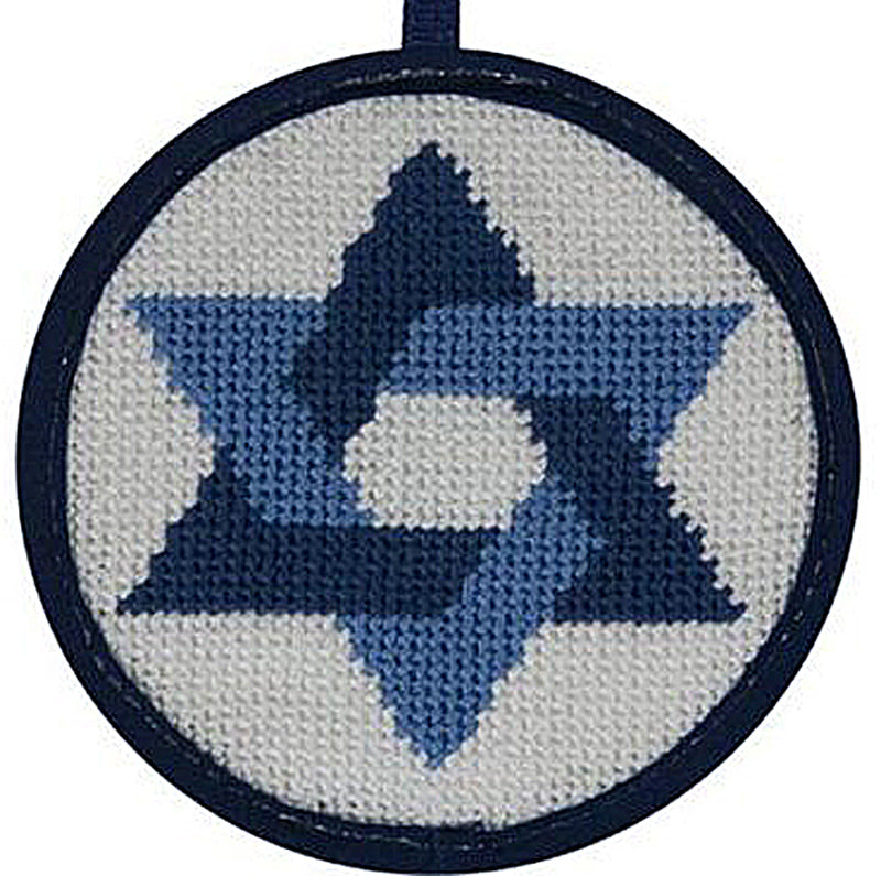 Needlepoint Hanukkah Ornament Kit: Star of David