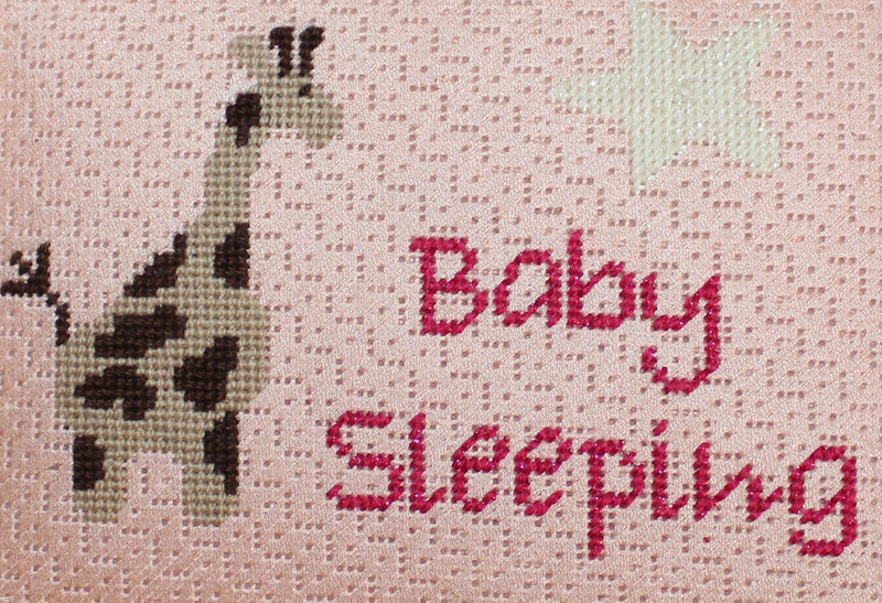 Baby Girl Sleeping Giraffe by JChild Designs
