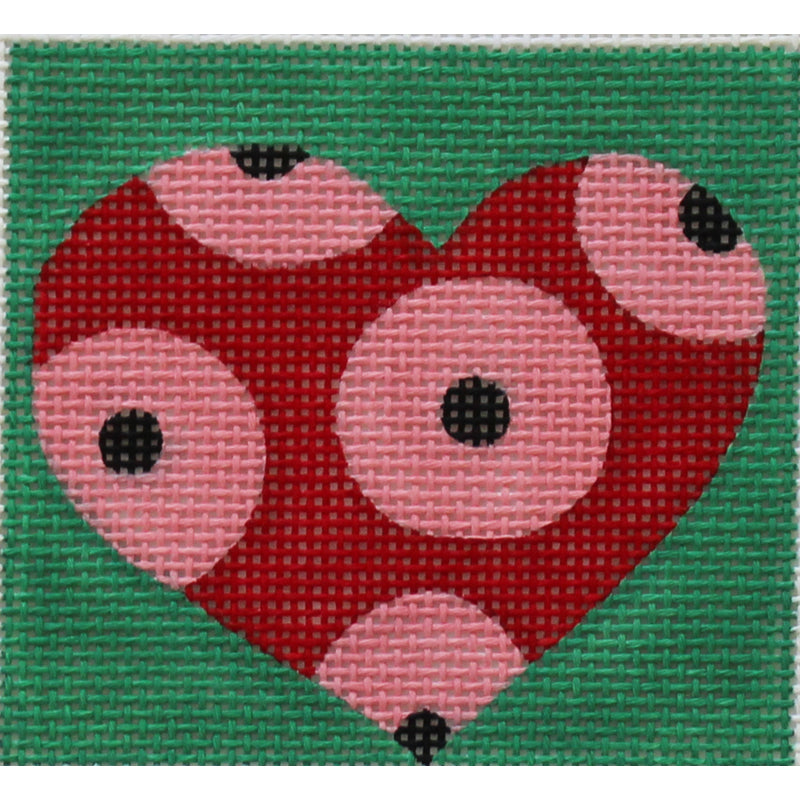 Heart Easy Stitch needlepoint