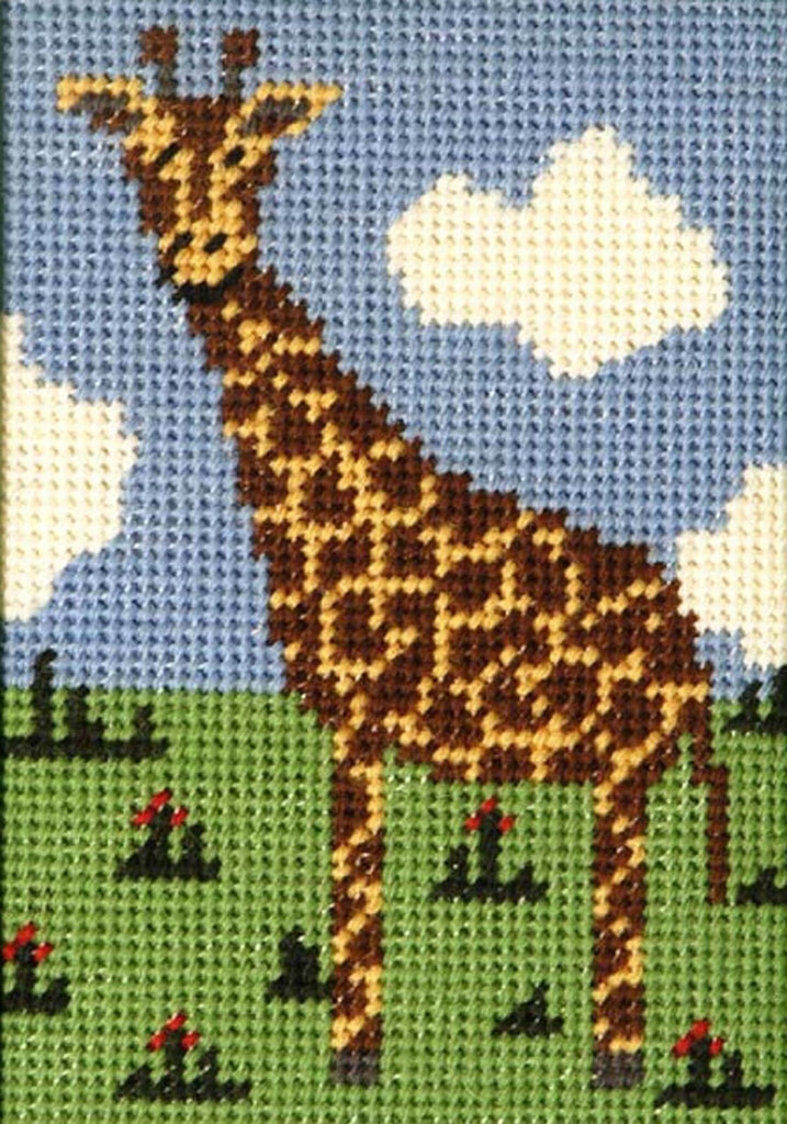 Kids Needlepoint Kit Giraffe