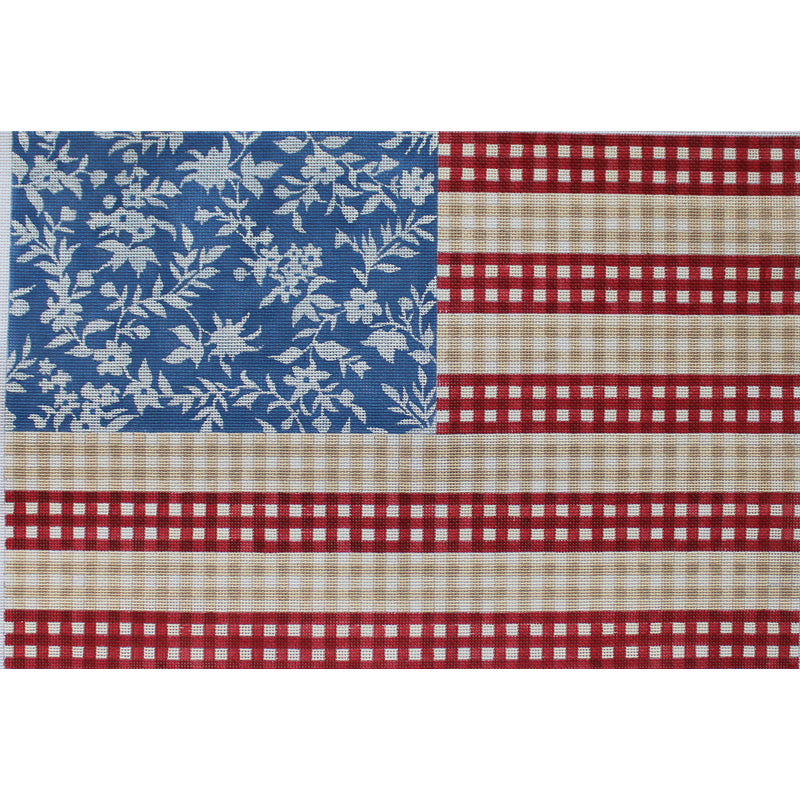 Floral American Flag by Kirk & Bradley