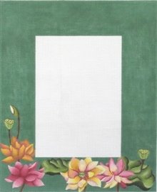 Lotus Garden Picture Frame - canvas only
