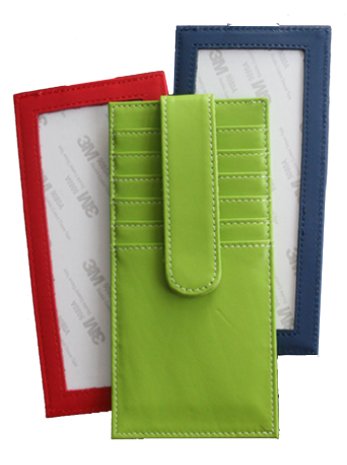 Needlepoint Credit card holders in Leather  - One of each