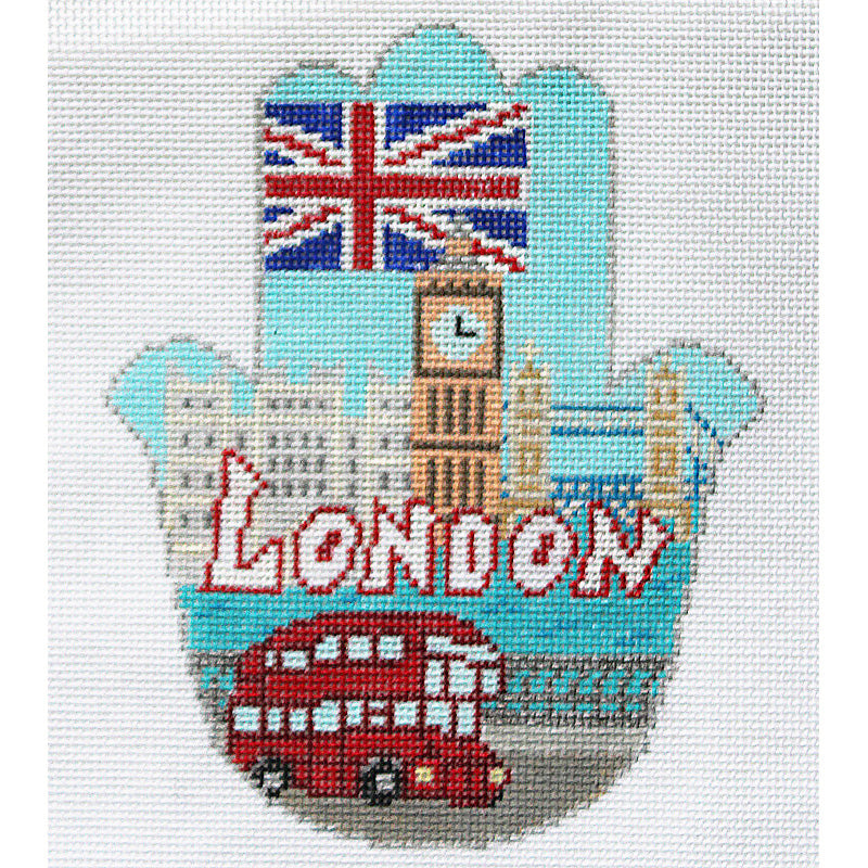 Hamsa Needlepoint: Travel to London