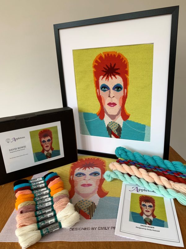 David Bowie - British Artists needlepoint kit