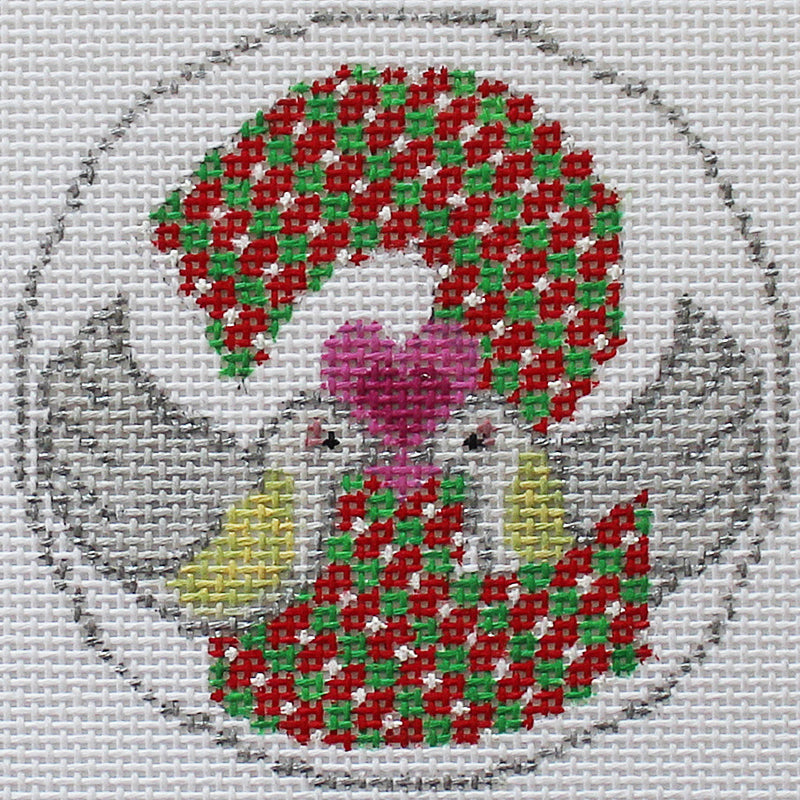 12 Days of Christmas ornament Easy Stitch: Two Turtle Doves