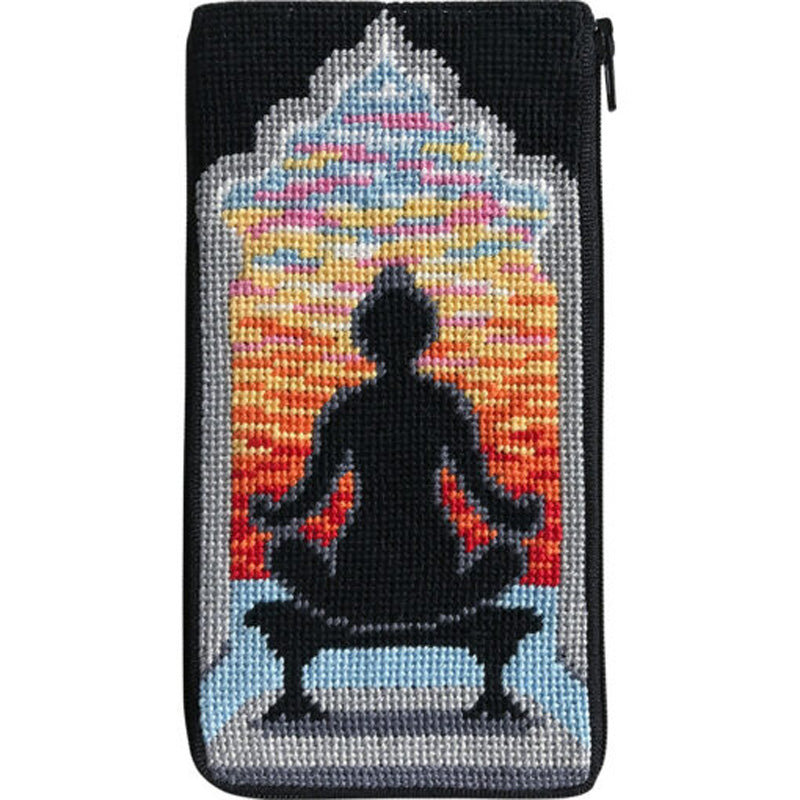 Stitch & Zip Eyeglass Case Yoga Pose