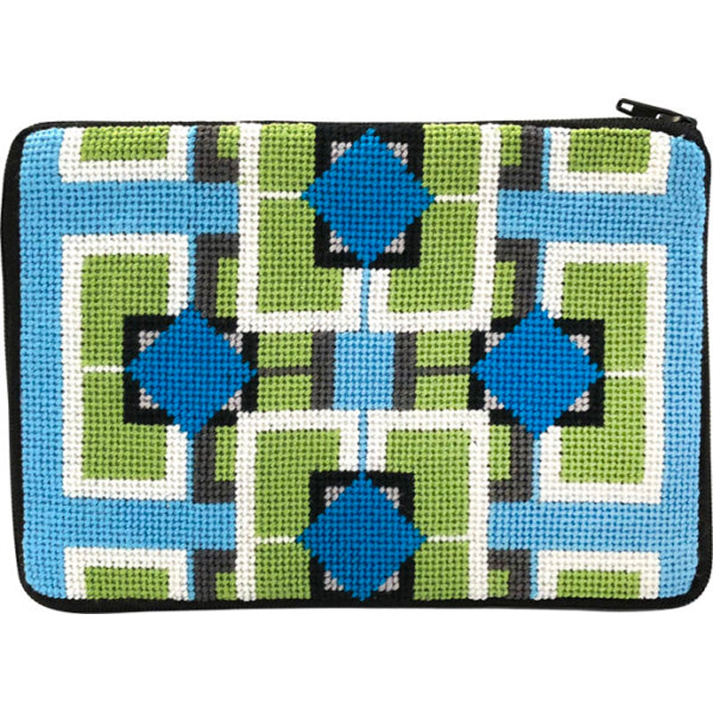 Stitch & Zip Needlepoint Cosmetic Imperial Hotel