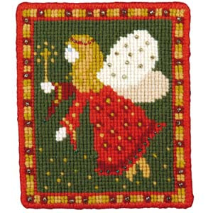 Christmas Needlepoint Kits Fairy - Animal Fayre littles kit