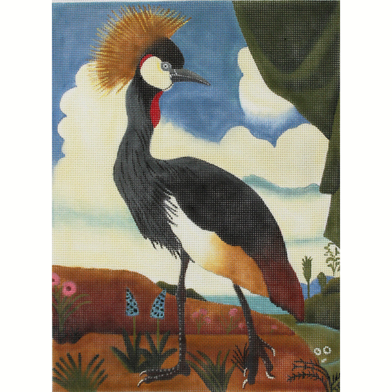 African Crowned Crane by Catherine Nolin