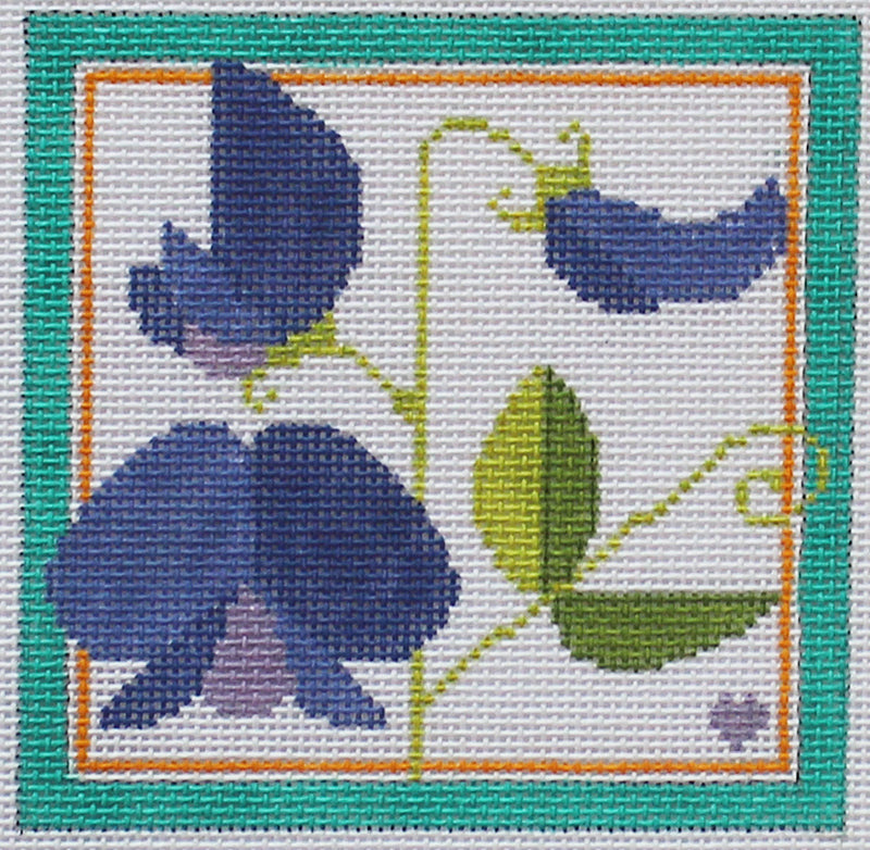 Floral Needlepoint by BP Designs: Sweet Peas