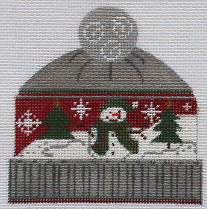Snowman Stocking Cap ornament