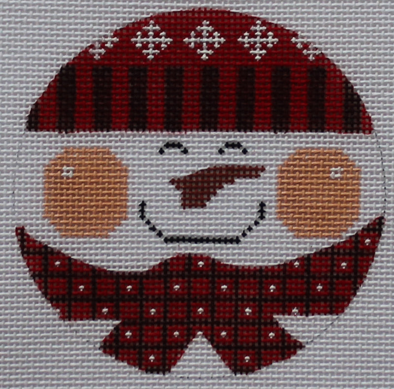 Snowman in Red ornament