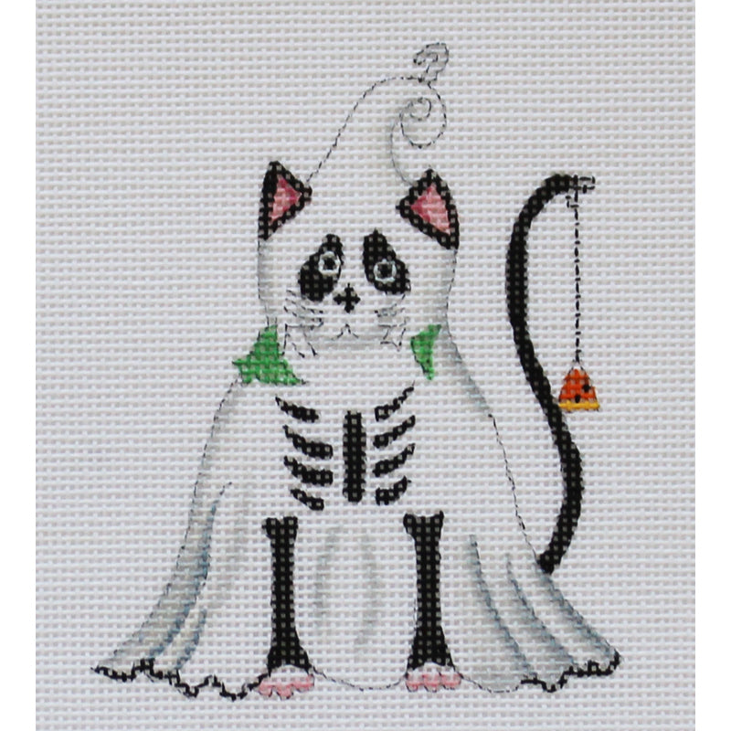 Whimsical Ghost Cat by Lainey Daniels
