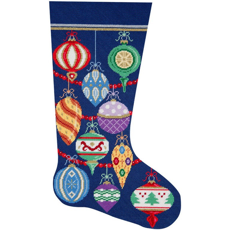 Needlepoint Stocking Kit Elegant Ornaments