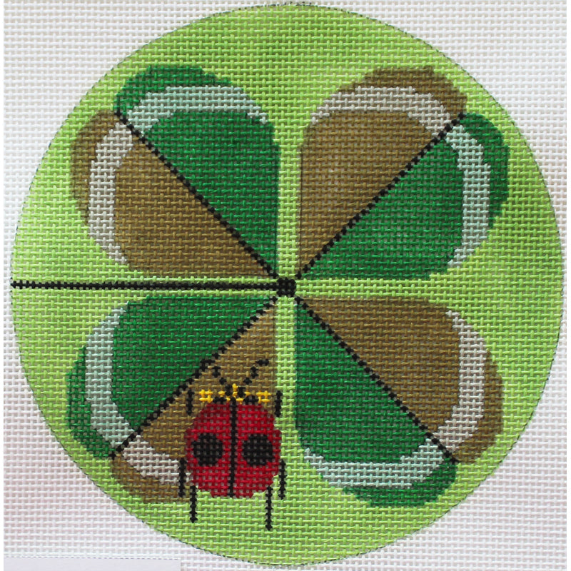 Charley Harper Needlepoint Ornament Double Lucky