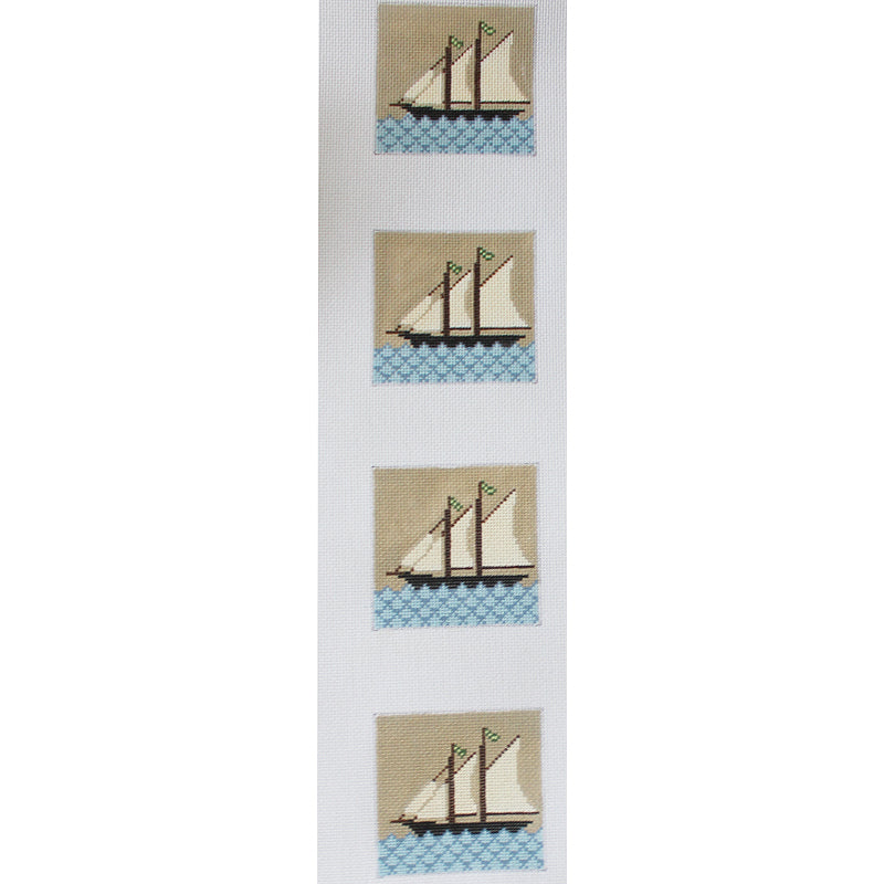 Sailboats coaster strip by JChild Designs