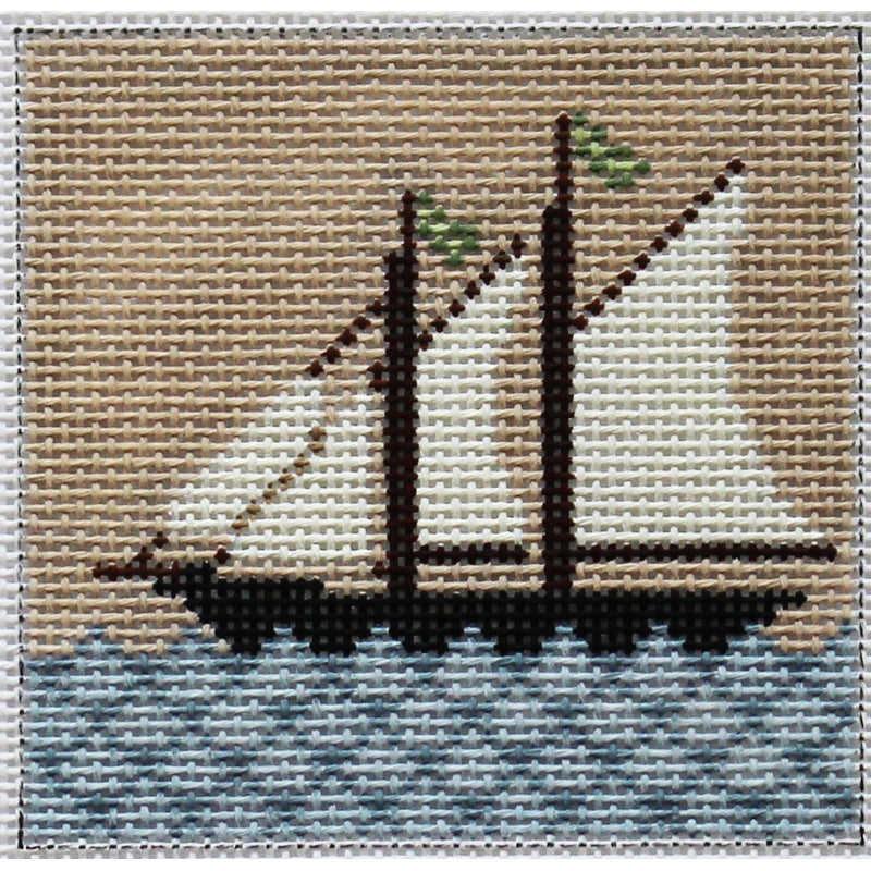 Sailboat square by JChild Designs