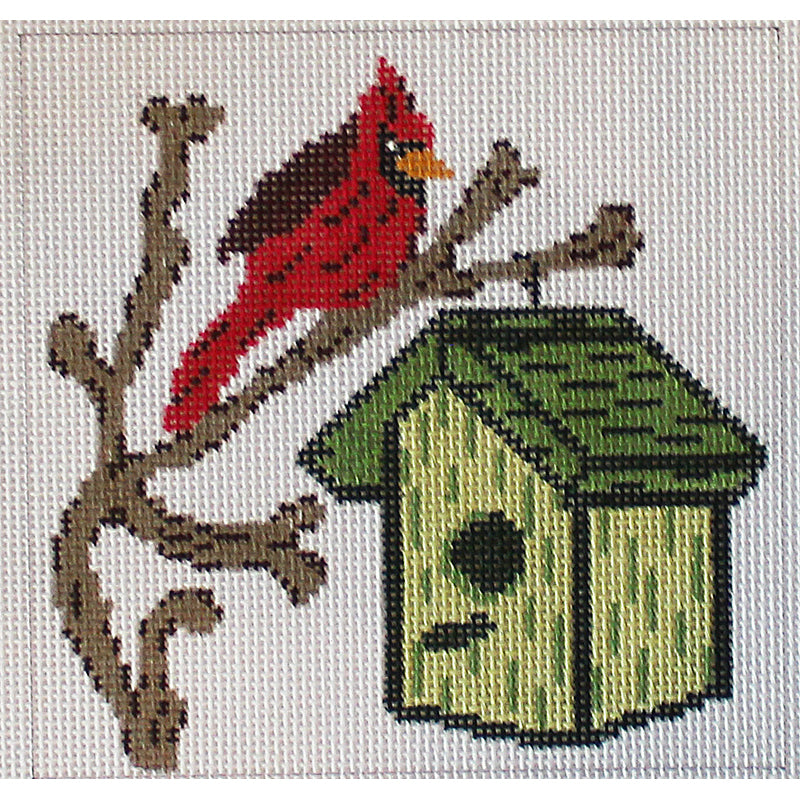 Cardinal's Birdhouse by JChild Designs
