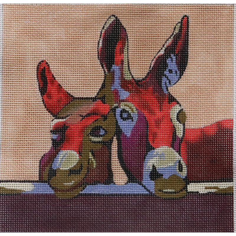 Donkeys by Sharon Weiser