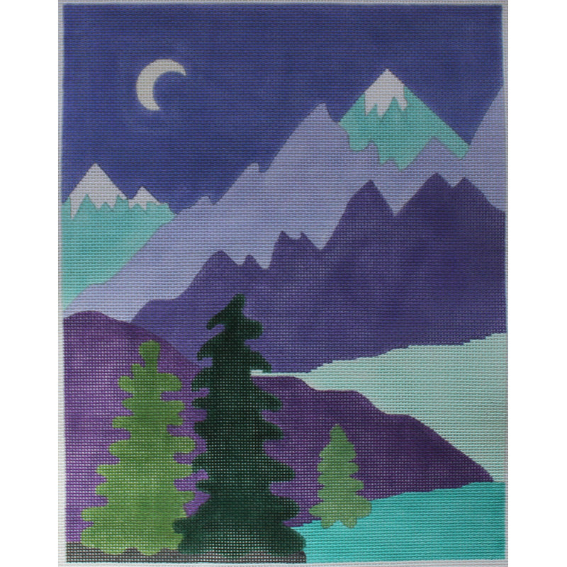 By the light of the Moon landscape by Amanda Lawford