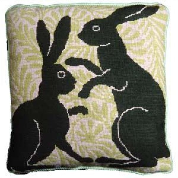 Green Boxing Hares