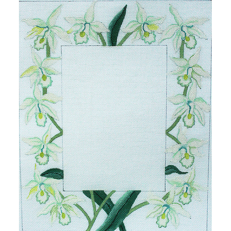 Orchid on white Frame
