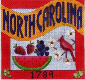 North Carolina Needlepoint - Canvas Only