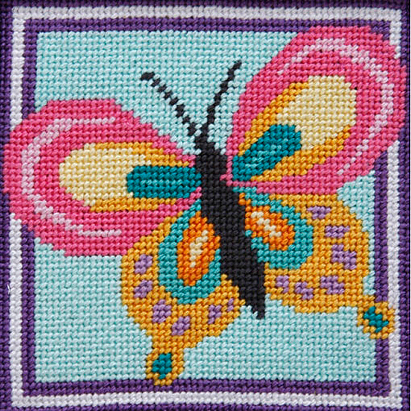 Easy Needlepoint Kit Butterfly