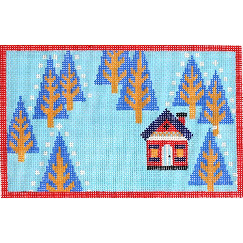 Woodland Home (Winter) Needlepoint
