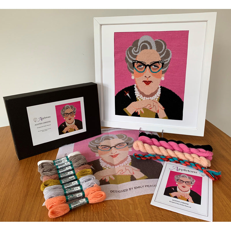 Agatha Christie - British Authors needlepoint kit
