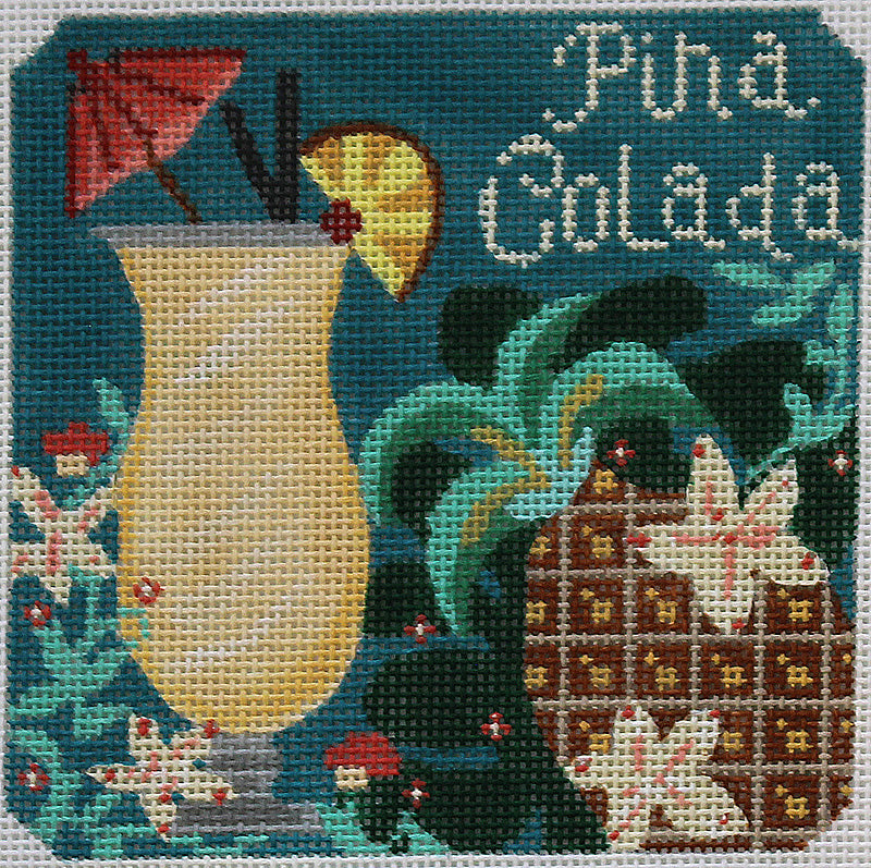 Cocktail Squares: Pina Colada
