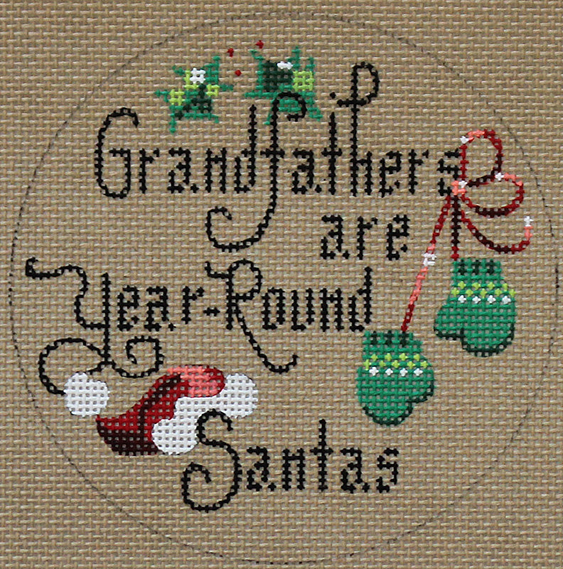 Grandfathers are Year Round Santas Christmas Ornament