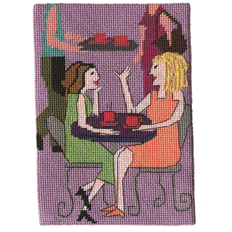 Jennifer Pudney Needlepoint Cafe Girls