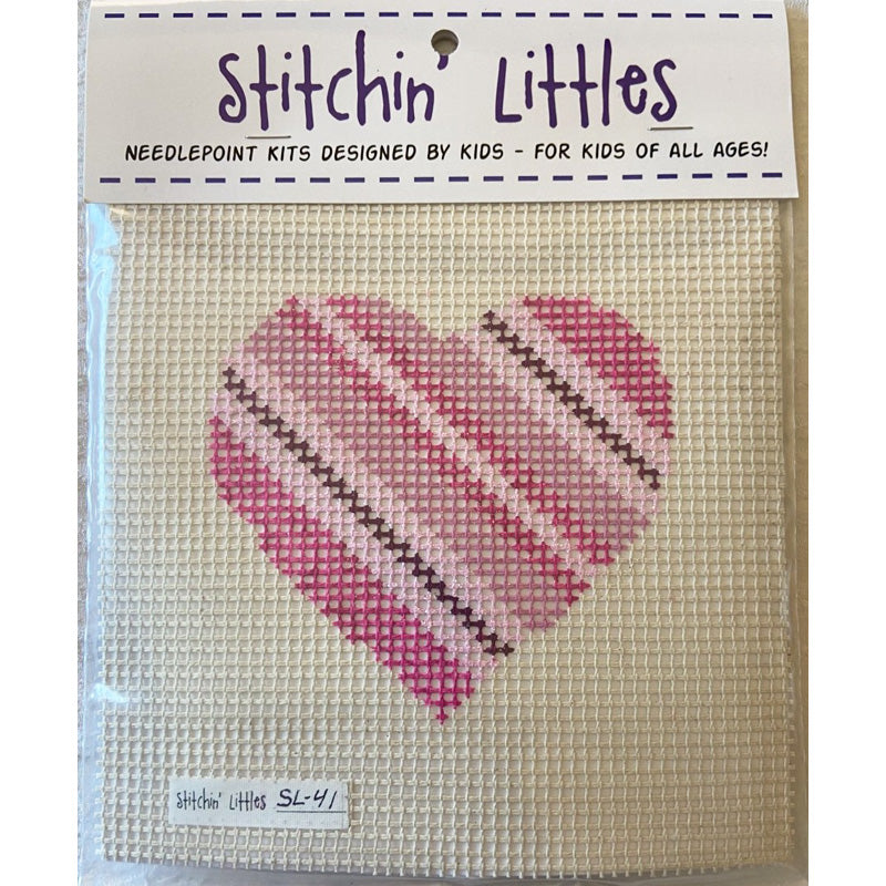 Wholesale Love heart slow stitch mini craft kit for adult