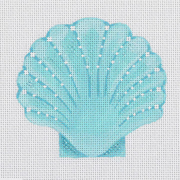 Seashells by Pepperberry Designs: scallop - turquoise