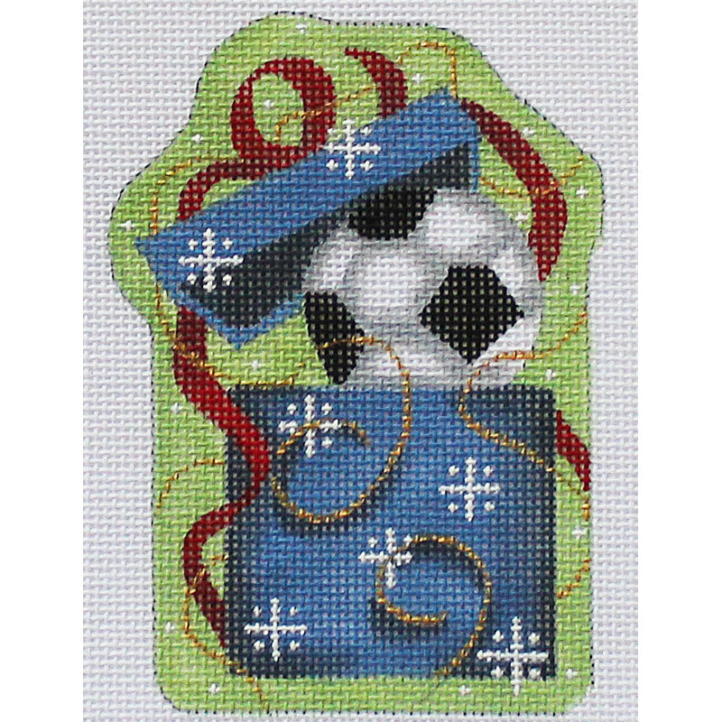Soccer Gift Needlepoint ornament