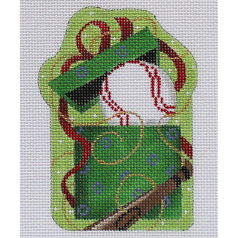 Baseball Gift Needlepoint ornament