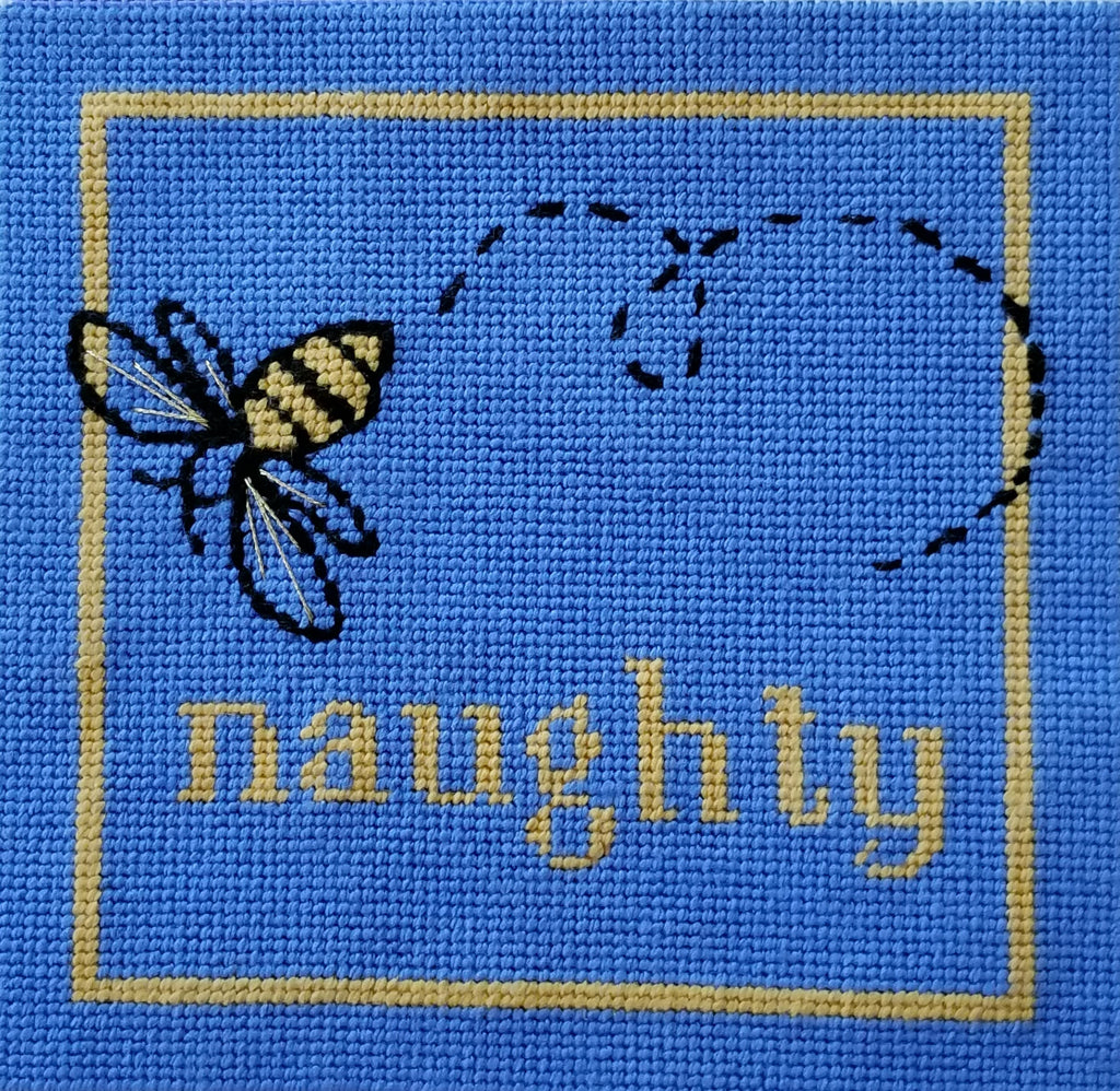 Bee Naughty Needlepoint Kit