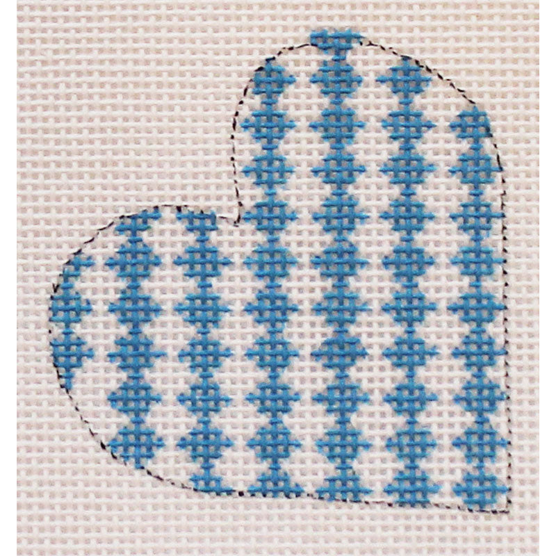 Bavarian Heart Needlepoint Ornament