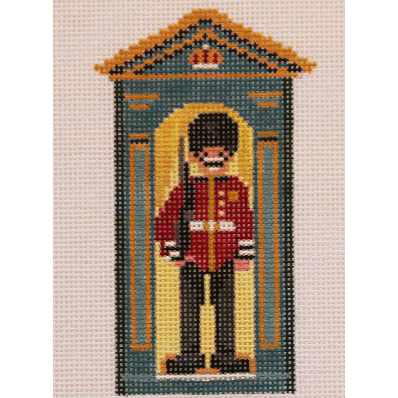 King's Guardsman Needlepoint Ornament