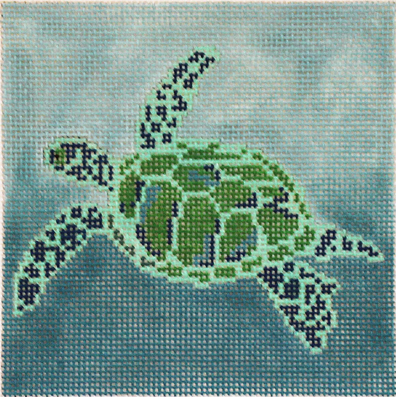 Sea Turtle Needlepoint