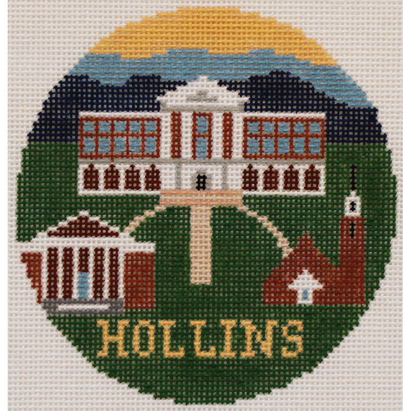 Hollins College Needlepoint Ornament