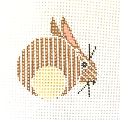 Bunny needlepoint ornament by Charley Harper HC0262
